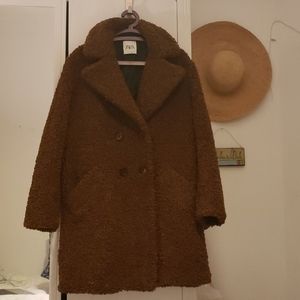 Zara Teddy Coat M